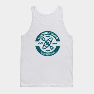 Mackinac Island, Michigan Kayaking Tank Top